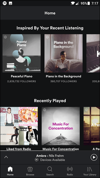 Spotify or google play music